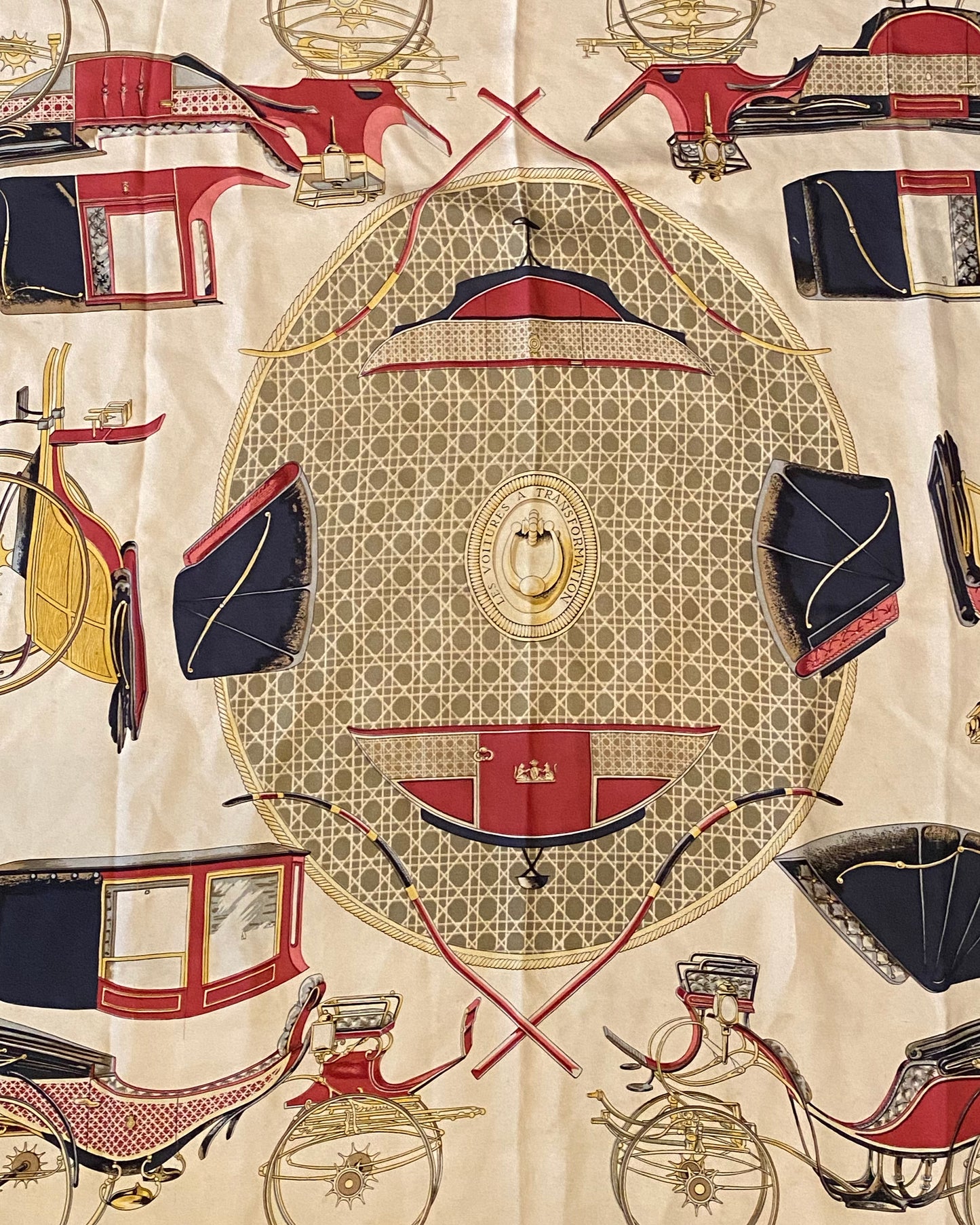 Hermes Paris Vintage Silk Scarf