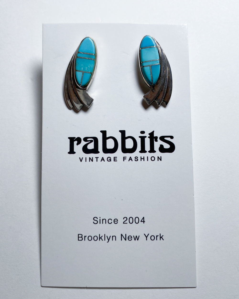 BGM / 925 Sterling Silver with Turquoise Earring