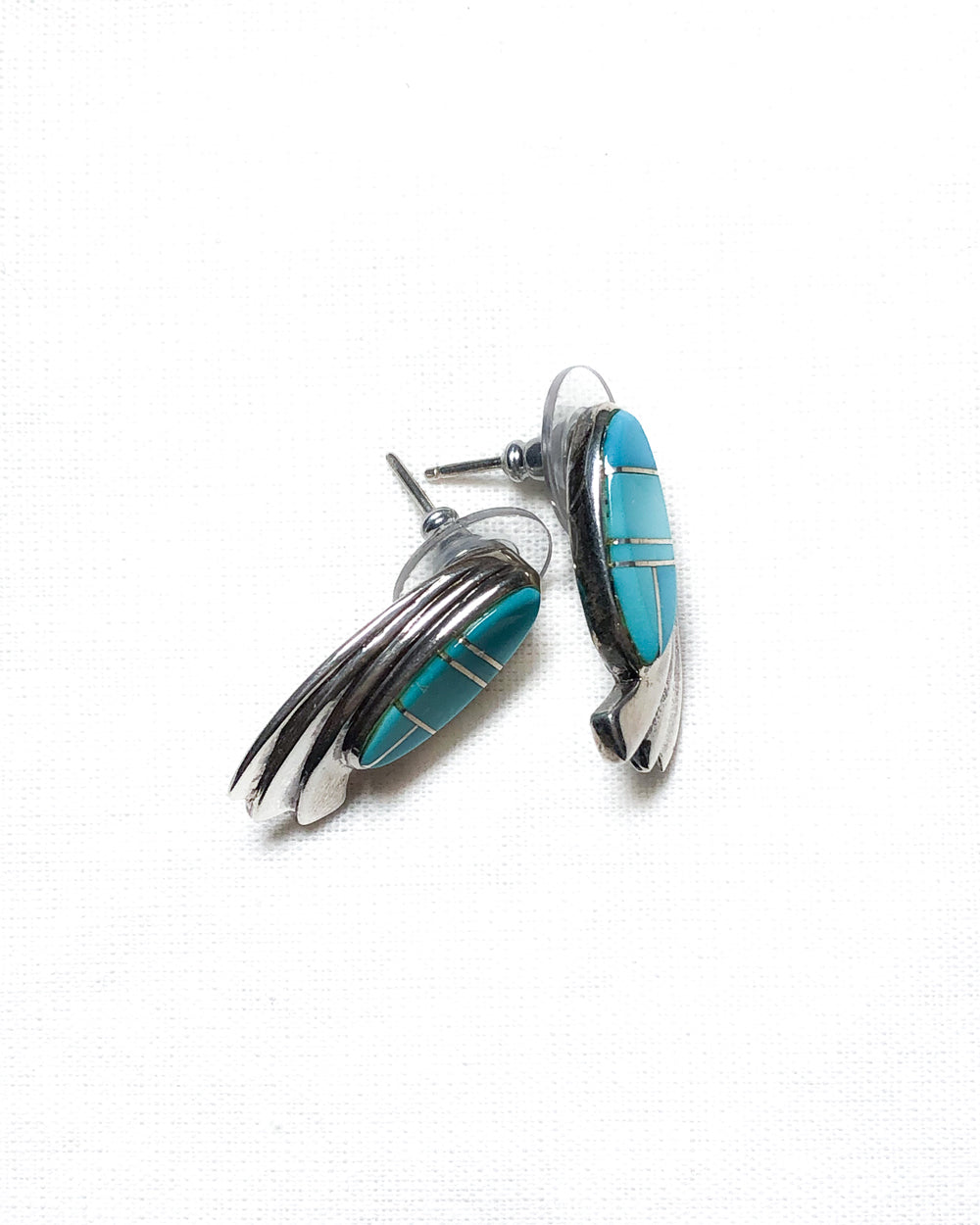 BGM / 925 Sterling Silver with Turquoise Earring