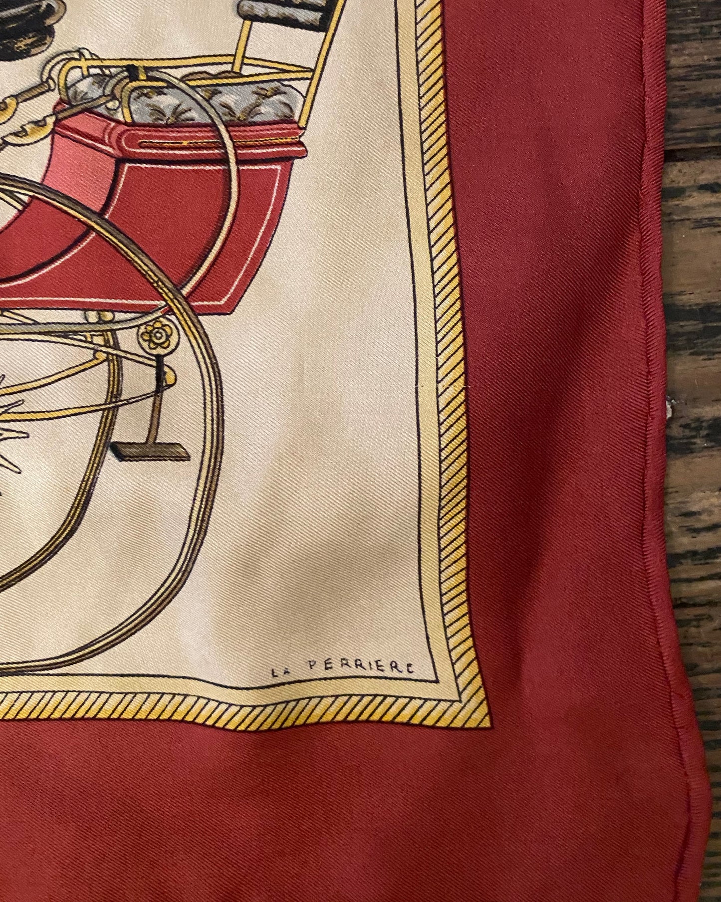 Hermes Paris Vintage Silk Scarf