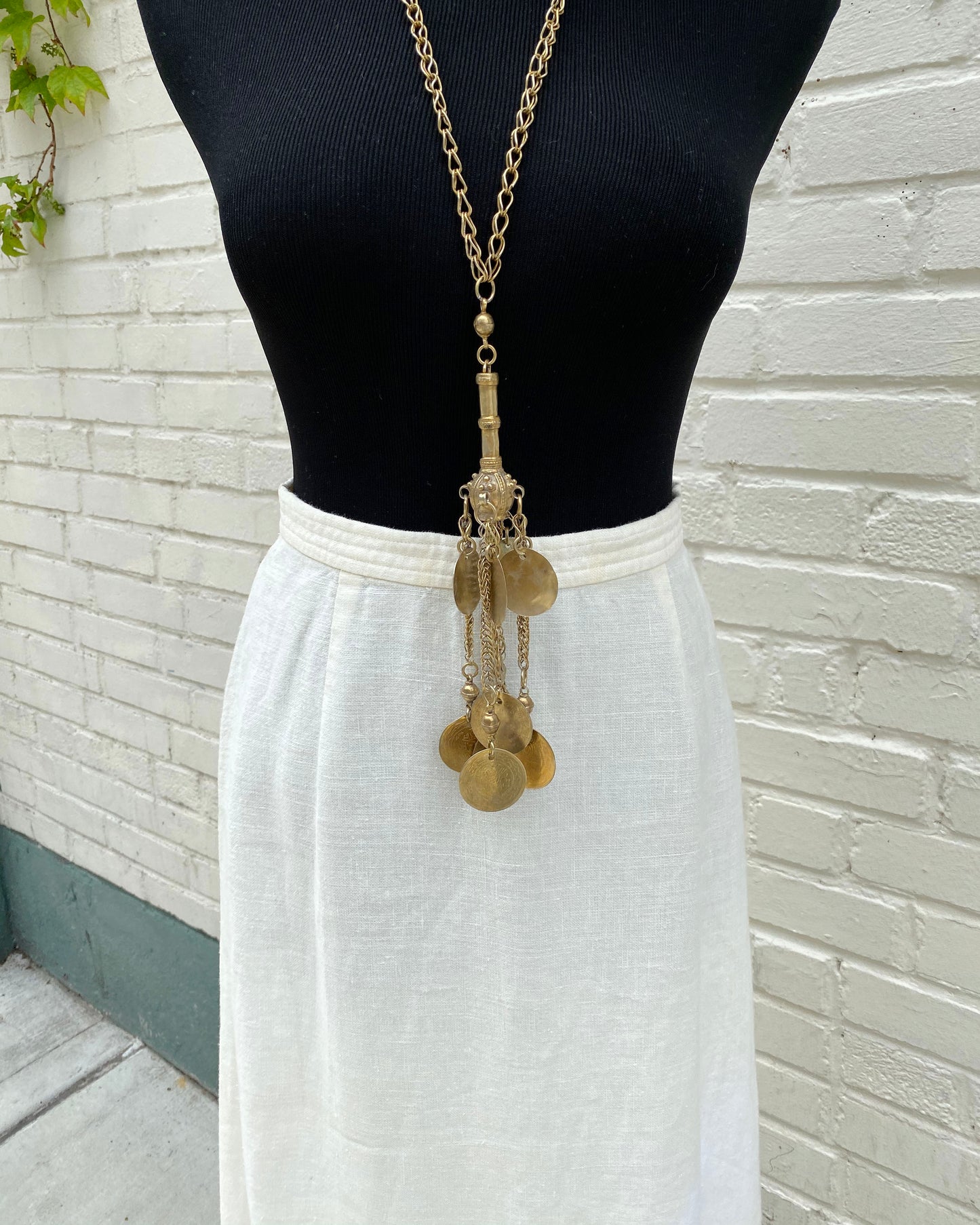 White Linen Maxi Skirt