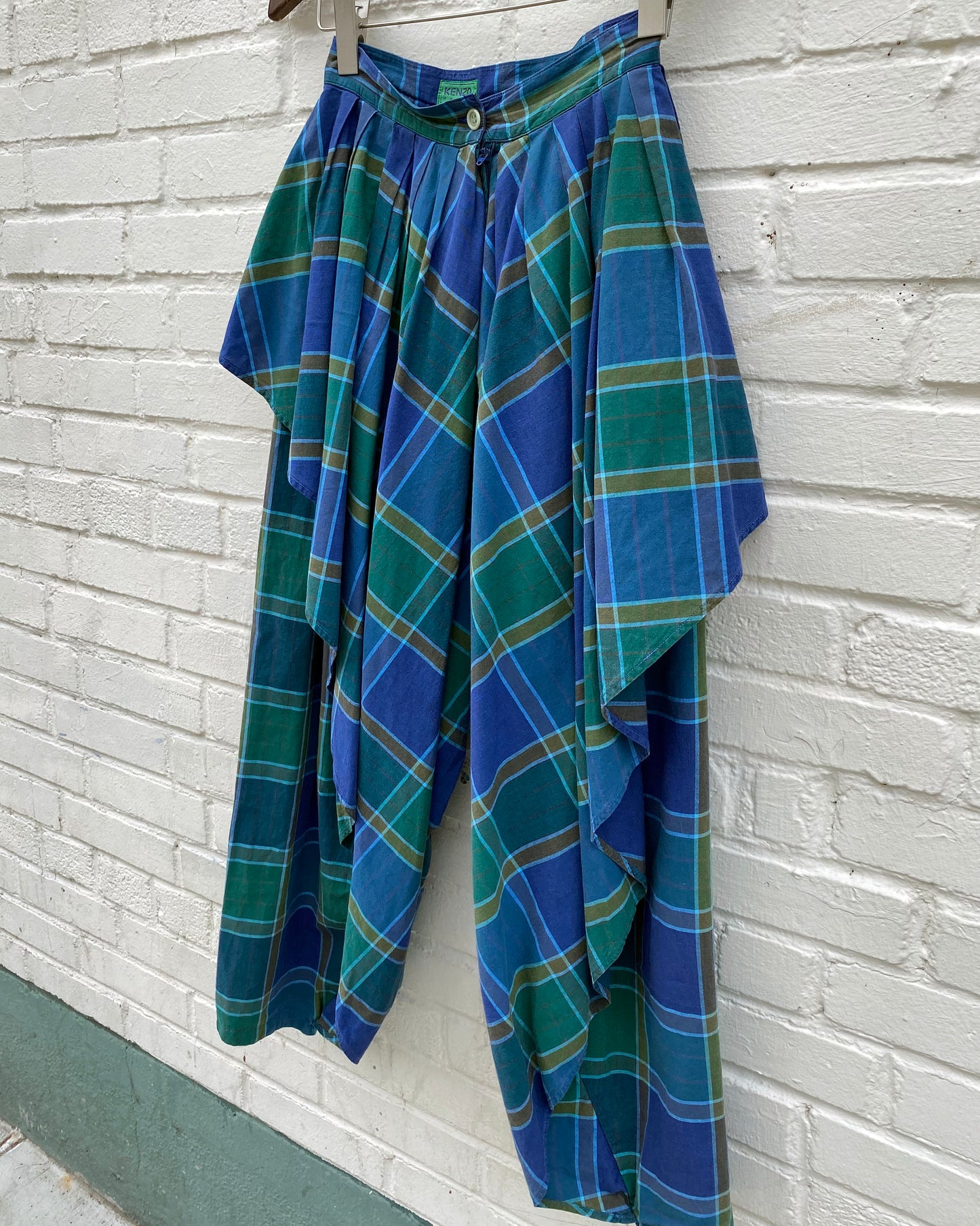 1970's Kenzo Plaid Suit Set